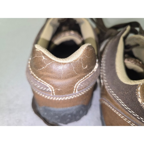 Perry Ellis America Perl Mens Brown Leather Casual Sneakers Size 10 - Picture 12 of 12